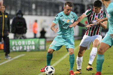 Fluminense, Florida Kupası 'nda 15 Ocak 2018' de Orlando Florida 'da oynanan Spektrum Stadyumu' nda Barcelona SC 'ye karşı..