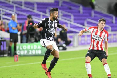 Korintliler, 10 Ocak 2018 'de Orlando City Stadyumu' nda düzenlenen Florida Kupası 'nda PSV Eindhoven' a karşı..  
