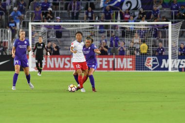 Orland Pride, 25 Ağustos 2018 'de Orlando Florida' daki Exploria Stadyumu 'nda Chicago Red Stars' a ev sahipliği yapıyor..  