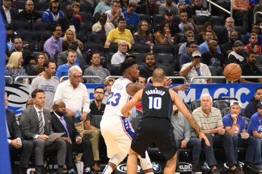 Orlando Magic, Philadelphia 76ers 'ı 14 Kasım 2018' de Orlando Florida 'daki Amway Center' da ağırlıyor..  
