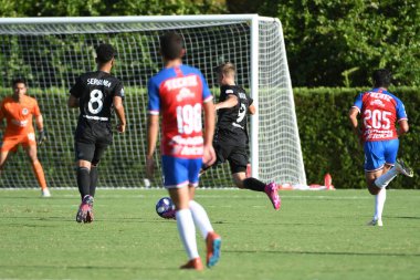 30 Temmuz 2019 'da Orlando Florida' daki Disney 'in Vahşi Spor Dünyası' nda düzenlenen MLS Allstar Haftası sırasında MLS Homegrown oyunu.