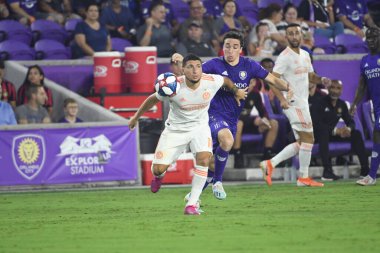 Orlando City, 23 Ağustos 2019 Cuma günü Florida, Orlando 'daki Exploria Stadyumu' nda Atlanta United 'a ev sahipliği yaptı.