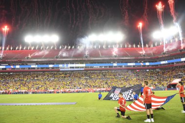 ABD Kolombiya 'ya karşı Raymond James Stadyumu' nda 11 Ekim 2018 'de. 