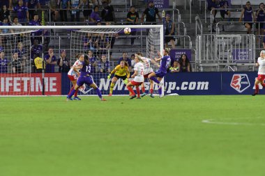 Orland Pride, 25 Ağustos 2018 'de Orlando Florida' daki Exploria Stadyumu 'nda Chicago Red Stars' a ev sahipliği yapıyor..  