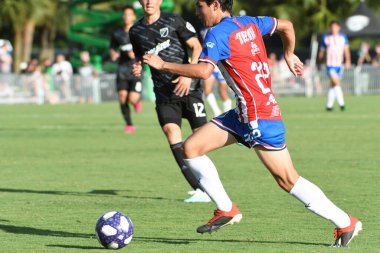 30 Temmuz 2019 'da Orlando Florida' daki Disney 'in Vahşi Spor Dünyası' nda düzenlenen MLS Allstar Haftası sırasında MLS Homegrown oyunu.