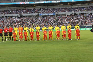 Paris Saint-Germain, Tottenham Hotspur 'a karşı 22 Temmuz 2017' de Orlando Florida 'daki Citrus Bowl' da.   
