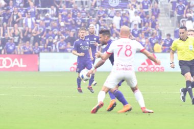 Orlando City, 31 Mart 2018 'de Orlando Florida' daki Exploria Stadyumu 'nda New York Red Bulls' a ev sahipliği yaptı..