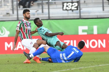 Fluminense, Florida Kupası 'nda 15 Ocak 2018' de Orlando Florida 'da oynanan Spektrum Stadyumu' nda Barcelona SC 'ye karşı..
