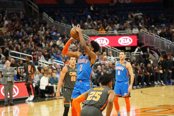 Orlando Magic Ocak 2020 Orlando Florida Daki Amway Center Oklahoma — Stok fotoğraf