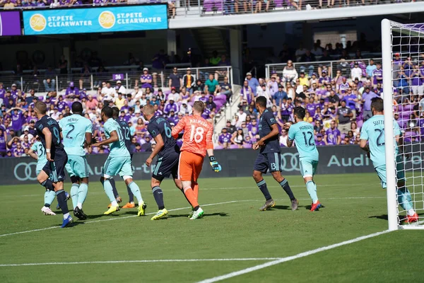 Orlando City Acoge Vancouver Whitecaps Orlando City Stadium Sábado Abril — Foto de Stock