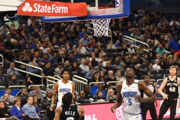 Orlando Magic Hospeda San Antonio Spurs Amway Center Orlando Florida — Fotografia de Stock