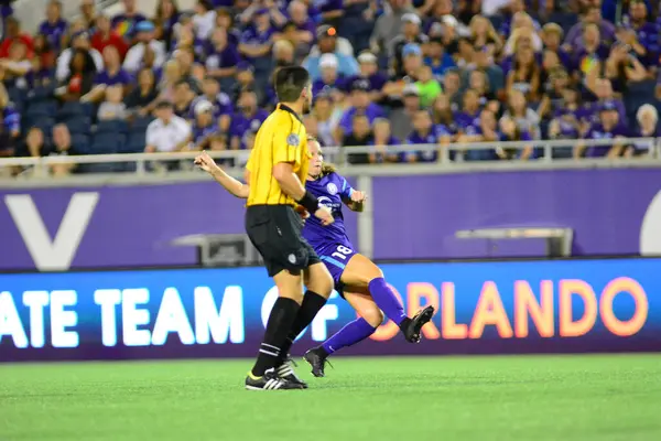 Orlando Pride Φιλοξενεί Washington Spirit Στο Camping World Stadium Στο — Φωτογραφία Αρχείου