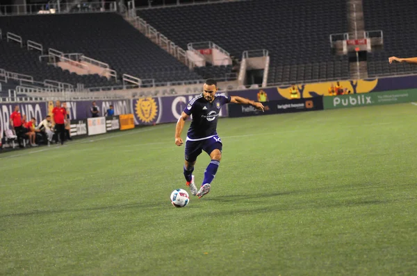 Orlando City Värd Fort Lauderdale Strikers Camping World Stadium Orlando — Stockfoto