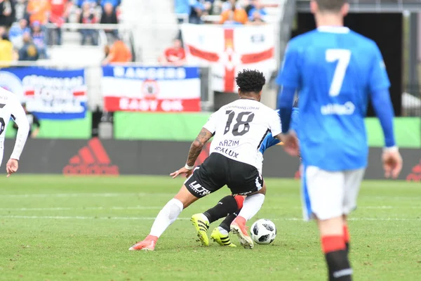 Rangers Corinthians Během Floridského Poháru Stadionu Spectrum Ledna 2018 Orlandu — Stock fotografie