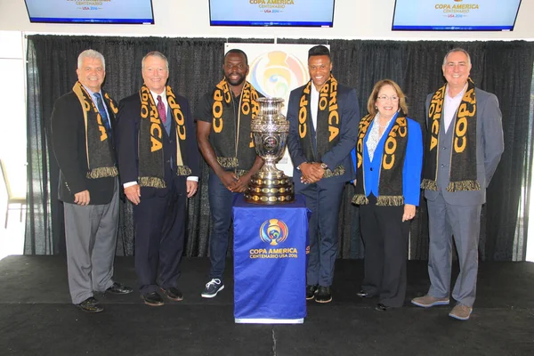 Conferencia Prensa Para Copa Centenario Camping World Stadium Orlando Florida —  Fotos de Stock