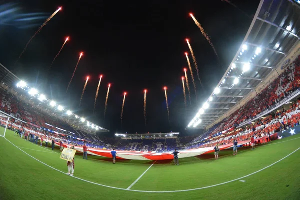 Mecz Kwalifikacyjny Mistrzostw Świata Stadionie Orlando City Stany Zjednoczone Panama — Zdjęcie stockowe