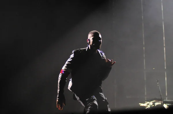 Singer Usher Performs Amway Center Orlando Florida 2015 — 스톡 사진