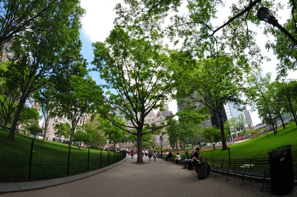 Ευρεία Γωνία Απόψεις Της Νέας Υόρκης Στις Μαΐου 2016 — Φωτογραφία Αρχείου