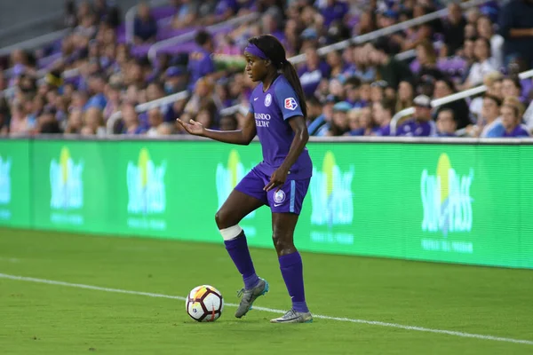 Orlando Pride Gastheer Van North Carolina Courage Exploria Stadium Mei — Stockfoto