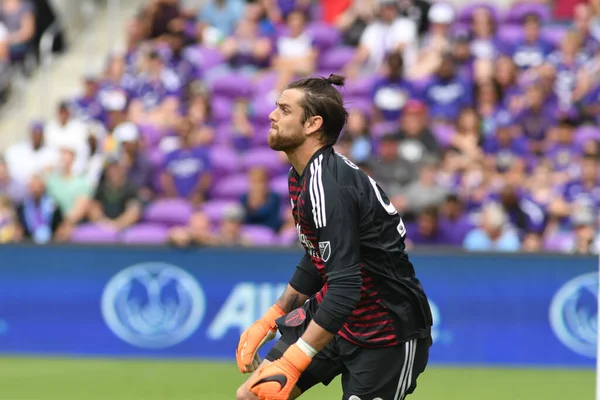 Orlando City 8 Nisan 2018 'de Orlando Florida' daki Exploria Stadyumu 'nda Portland Timbers' a ev sahipliği yaptı..