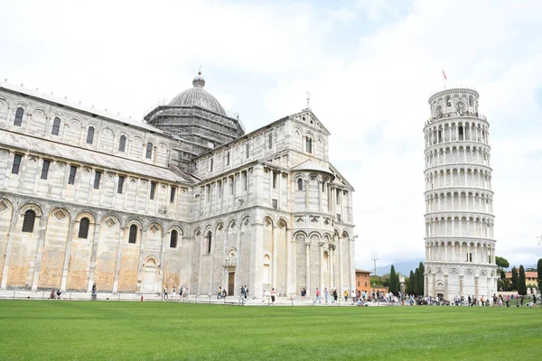 Vista Destino Turístico Italia Torre Inclinada Pisa — Foto de Stock