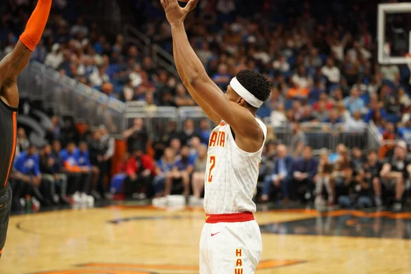 Orlando Magic Gastheer Van Atlanta Hawks Het Amway Center Orlando — Stockfoto