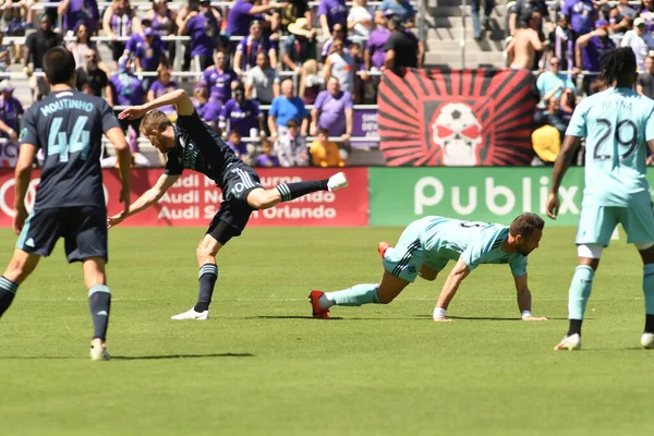 Orlando City Acoge Las Whitecaps Vancouver Orlando City Stadium Sábado —  Fotos de Stock