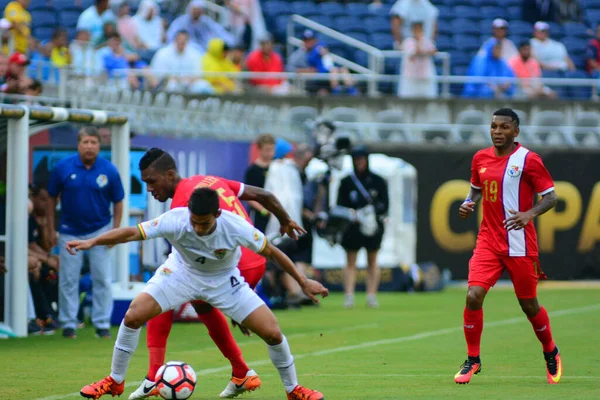 Bolivia Enfrenta Panamá Durante Copa American Centenario Orlando Florida Camping —  Fotos de Stock