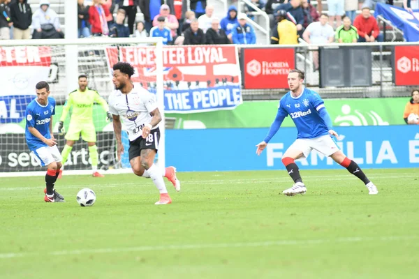 Rangers Corinthians Durante Copa Flórida Spectrum Stadium Janeiro 2018 Orlando — Fotografia de Stock