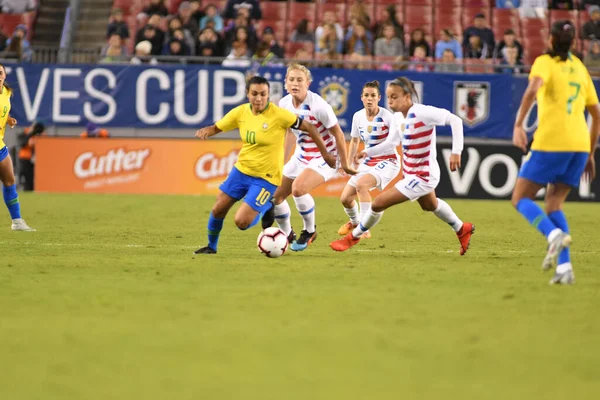 Shebelieves Cup Final Usa Brazil Raymond James Stadium Tampa Florida — Stock Photo, Image