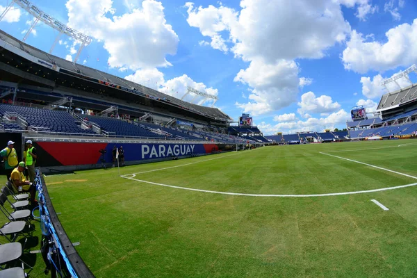 Коста Рика Стикається Парагваєм Під Час Copa America Centenario Стадіоні — стокове фото