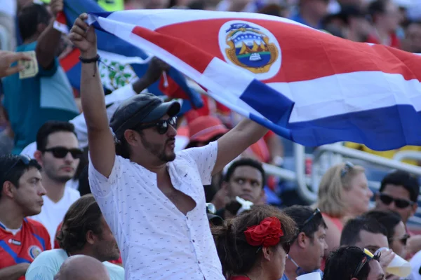 Costa Rica Enfrenta Paraguay Durante Copa América Centenario Camping World — Foto de Stock