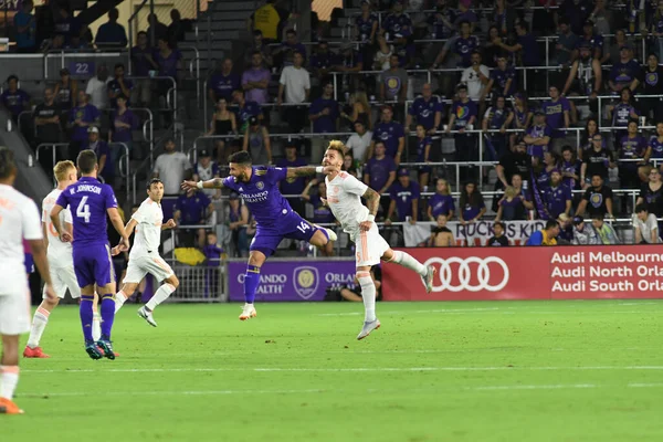 Orlando City Värd Atlanta United Exploria Stadium Den Augusti 2018 — Stockfoto