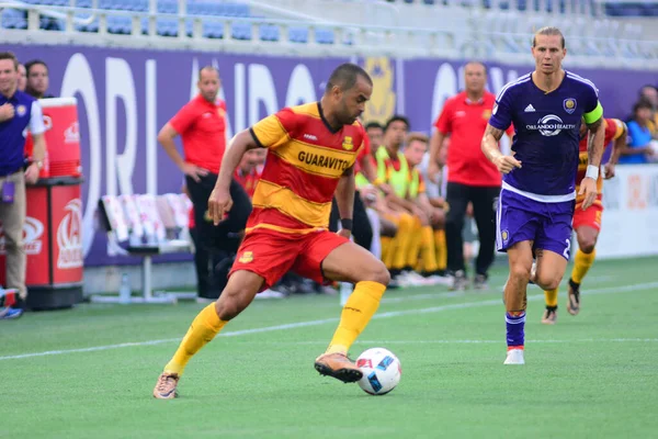 Orlando City SC, 29 Haziran 2016 'da Orlando Florida' daki Kamp Dünyası Stadyumu 'nda Fort Lauderdale Strikers' a ev sahipliği yaptı..