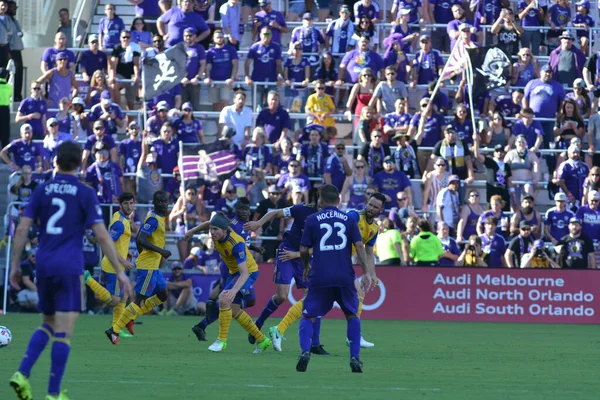 Orlando City Gastheer Van Colorado Rapids Het Orlando City Stadium — Stockfoto