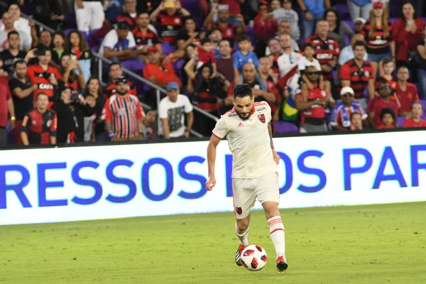 Flamengo Eintracht Frankfurt Stadionie Orlando City Stadium Sobotę Stycznia 2019 — Zdjęcie stockowe