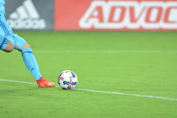 Orlando City Värd För Vancouver Whitecaps Orlando City Stadium Den — Stockfoto