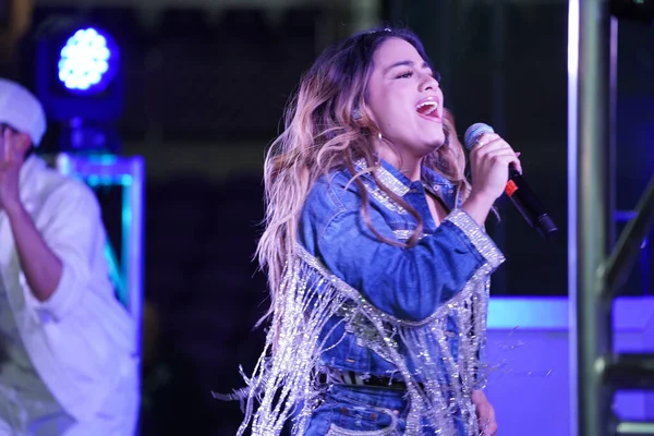 Singer Ally Brooke Post Match Concert Presented Pepsi Exploria Stadium — Stock Photo, Image