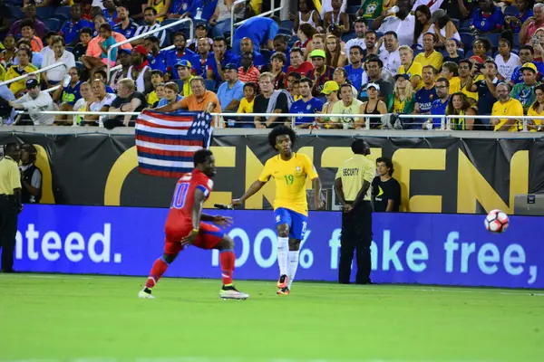 Brasilien Trifft Bei Der Copa America Centenario Orlando Florida Juni — Stockfoto