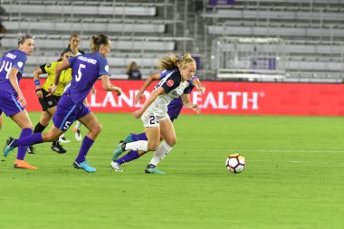 Orlando Pride, 23 Mayıs 2018 'de Orlando Florida' daki Exploria Stadyumu 'nda Kuzey Carolina Cesareti' ne ev sahipliği yapmaktadır..  