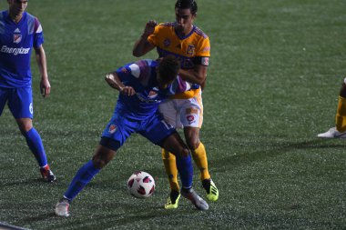 Atlanta United sunucusu Tigres & MLS Homegrown takımları 31 Temmuz 2018 'de Atlanta, Georgia' da düzenlenen MLS All Star haftasında.