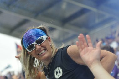 Orlando Pride 22 Nisan 2017 'de Orlando City Stadyumu' nda Washington Spirit 'e ev sahipliği yaptı..  