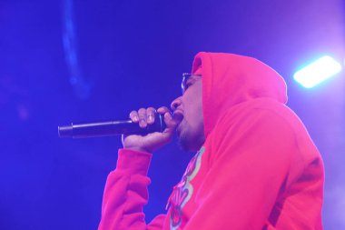 MTV Wild n Out Tour sunucusu Nick Cannon 5 Mart 2020 Perşembe günü Orlando Florida 'daki Amway Center' da