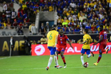 Brezilya, 8 Haziran 2016 tarihinde Orlando Florida 'daki Copa America Centenario' da Haiti ile karşılaştı..
