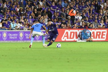 Orlando City 26 Temmuz 2018 'de Florida Exploria Stadyumu' nda NYC FC 'ye ev sahipliği yaptı. Fotoğraf: Marty Jean-Louis