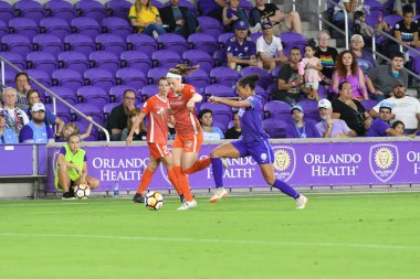 Orlando Pride 28 Haziran 2018 'de Orlando City Stadyumu' nda Houston Dash 'e ev sahipliği yaptı..  
