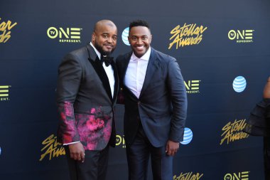 24 Mart 2018 Cumartesi günü Las Vegas 'taki Orleans Resort' ta düzenlenen 33. Yıldız Ödülleri Kırmızı Halı sırasında ünlüler.