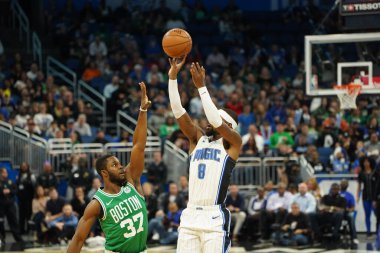 Orlando Magic, Boston Celtics 'i 24 Ocak 2020' de Orlando, Florida 'da Amway Center' da ağırladı..   