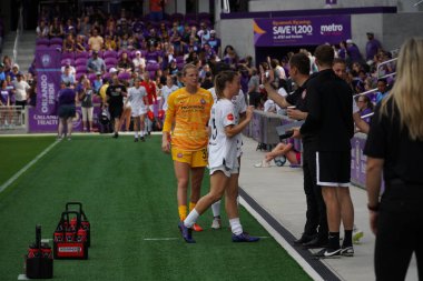 Orlando Pride 14 Nisan 2019 'da Orlando City Stadyumu' nda Portand Thorns 'a ev sahipliği yapıyor. 