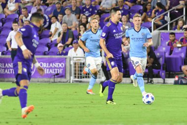 Orlando City 26 Temmuz 2018 'de Florida Exploria Stadyumu' nda NYC FC 'ye ev sahipliği yaptı. Fotoğraf: Marty Jean-Louis